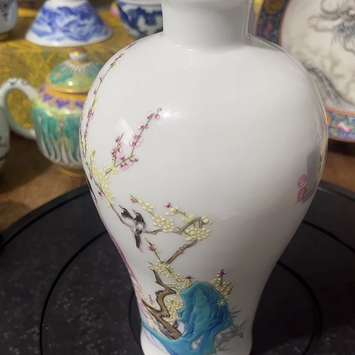 瓷杯子粉彩人物瓷器精品