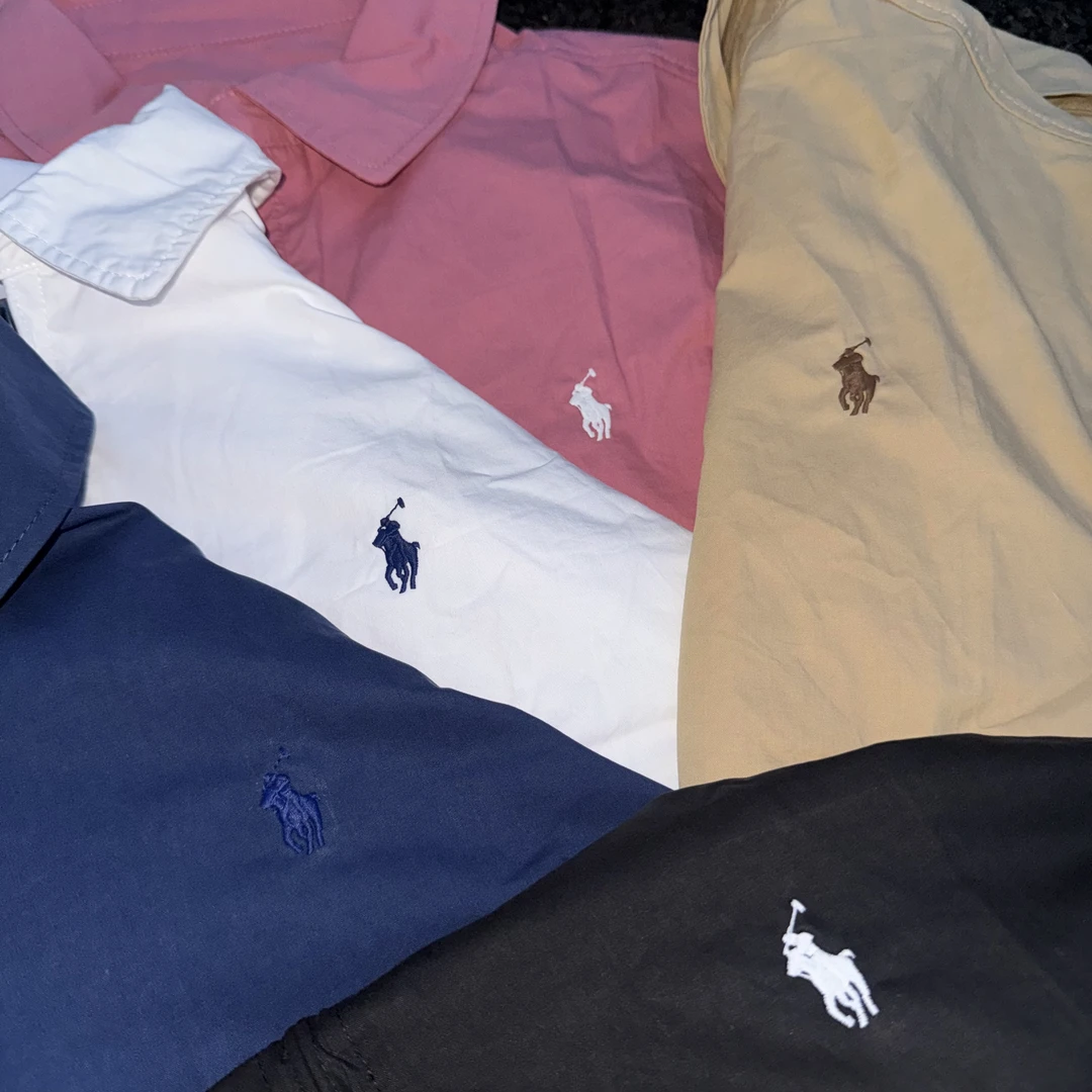 东京限定古着vintage小马糖果色美式复古水洗翻领衬衫夹克外套