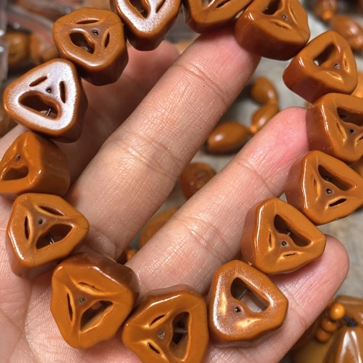 橄榄核手串/手链橄榄直切囧脸手串