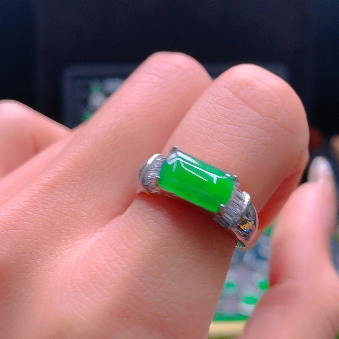 未镶嵌戒指翡翠天然翡翠