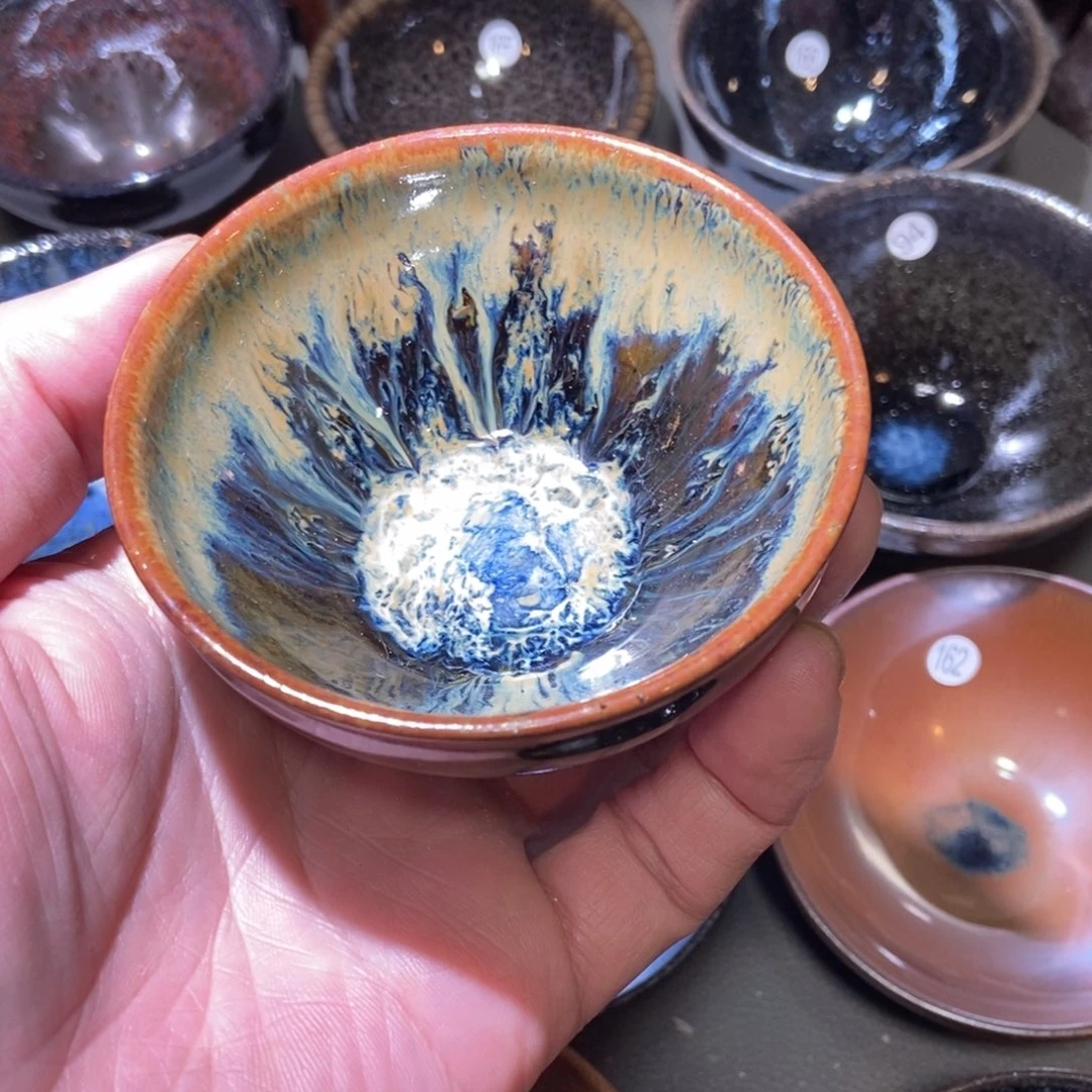 茶盏128 落灰烧盏微瑕放漏