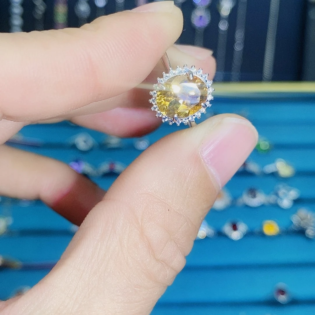 紫晶珠宝半成品银S925镶嵌