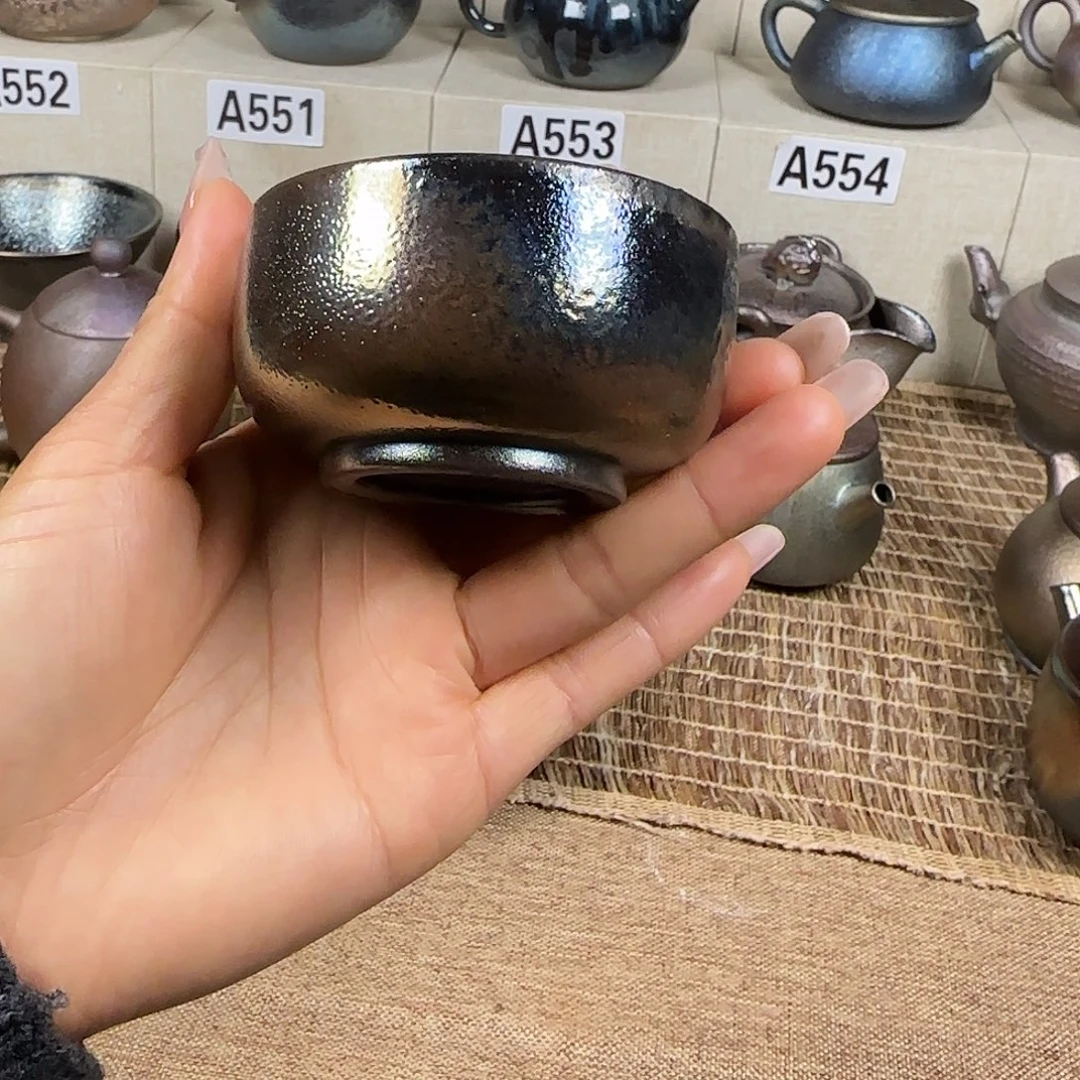 小***松云南建水紫陶古法柴烧杯