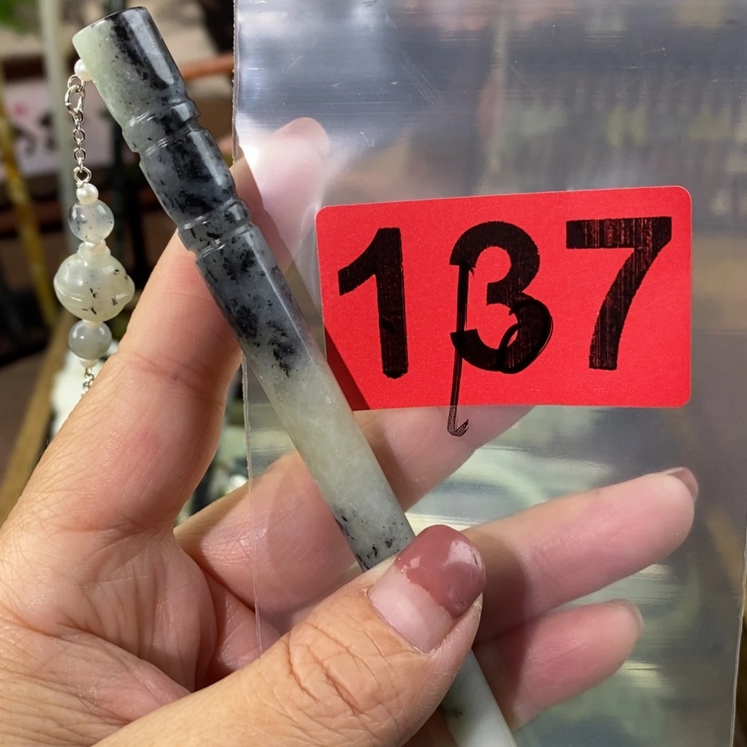 蛇纹石玉玉簪合金c****n