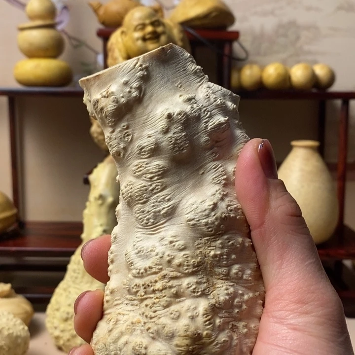 香榧木用****2黄杨木手把件