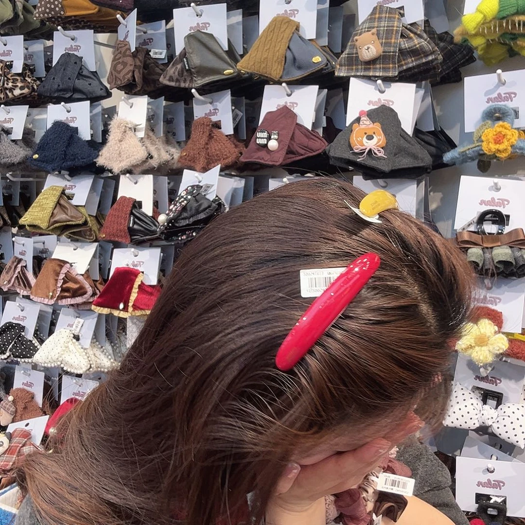 布艺铁合金一对红色