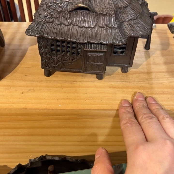 日***辰铜中古工艺品摆件