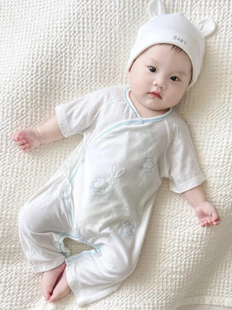 STX安心系列长袖闭裆哈衣