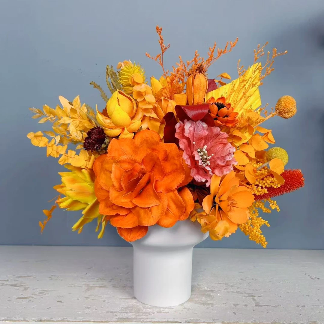 【旭日东升】 餐桌花客厅360°