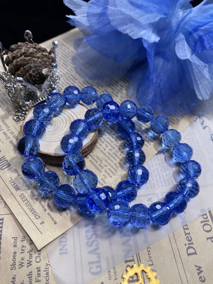 蓝色12mm手串发一条C117