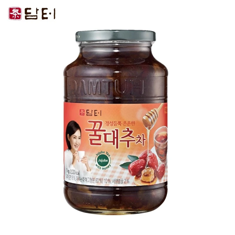 韩国原装进口丹特牌蜂蜜红枣茶红枣酱果味茶1000g