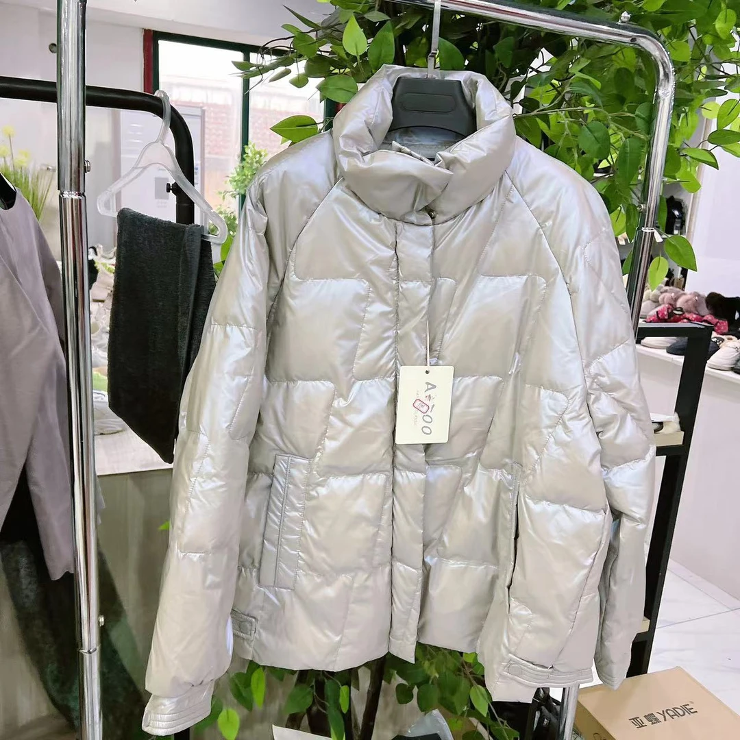 603款前长后短设计yr棉服外套个别微瑕