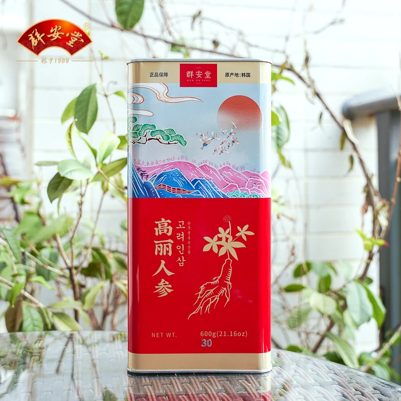 群安堂  天级高丽参600g（切）新款