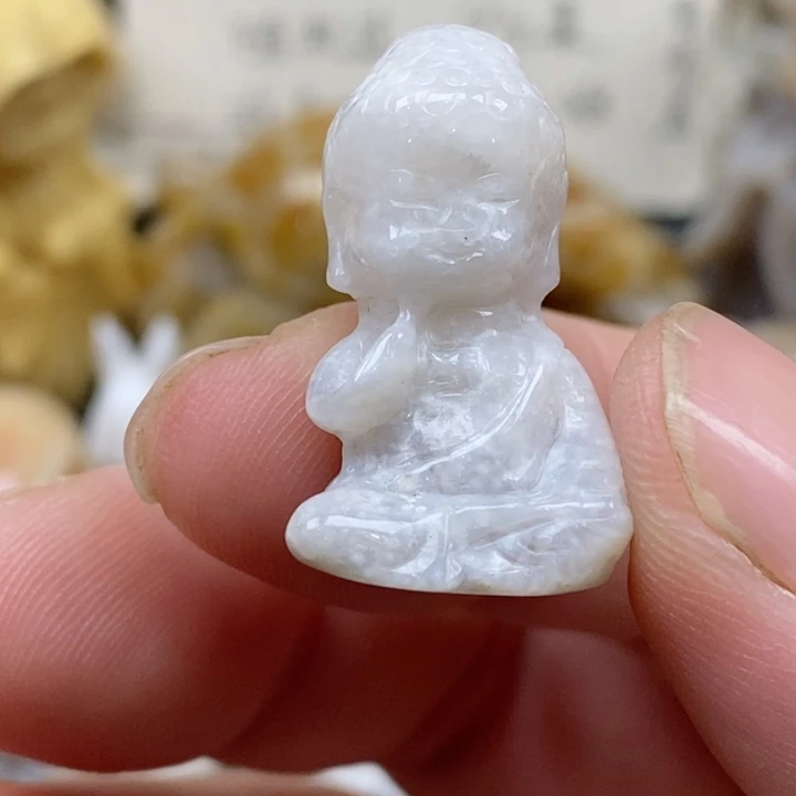 颈饰未镶嵌硅化珊瑚（珊瑚玉）没打孔 小