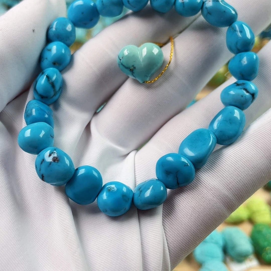 无***别绿松石未镶嵌珠宝奇石