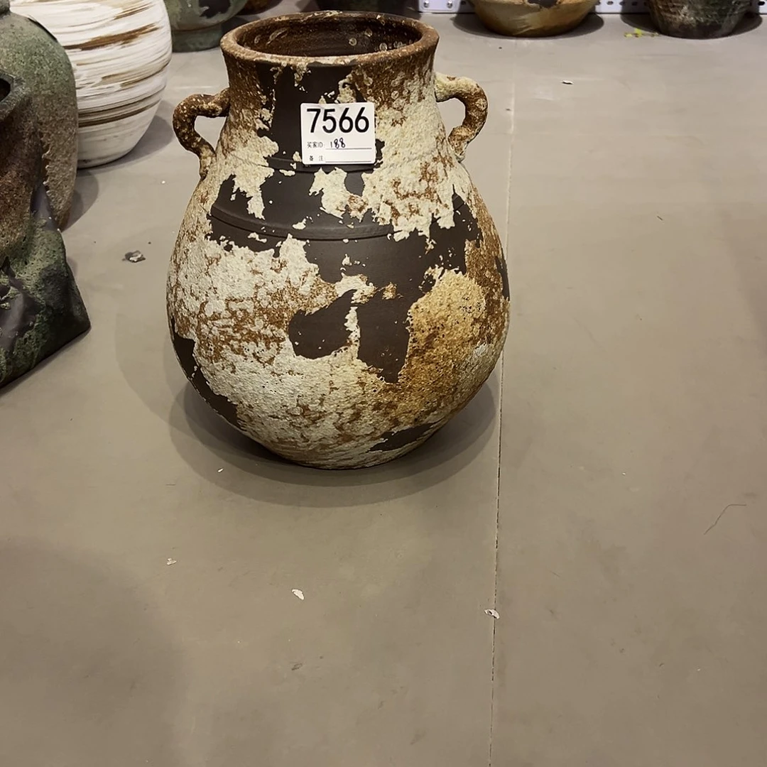 瓶喔**糖7566高34口13陶瓷花瓶无孔