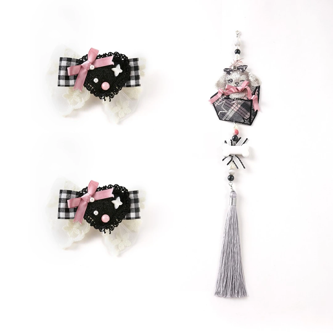 造镜集【雾粉心事】新中式旗袍配饰