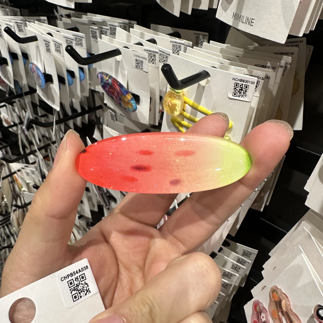 欣欣在韩国发夹/鞠婧祎边夹小鞠夹子NO退正品kitsch水果甜妹NO.3