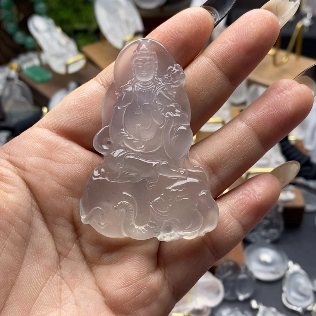 石英质玉颈饰未镶嵌逆**泪