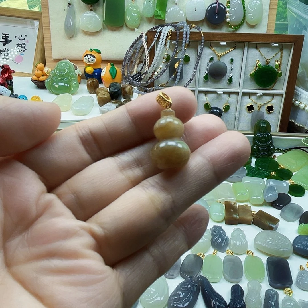 美***缘和田玉未镶嵌吊坠(不含链)