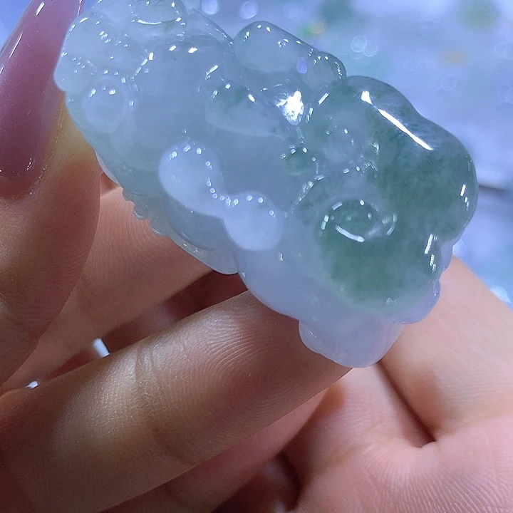 翡翠未镶嵌颈饰天然翡翠A货吊坠