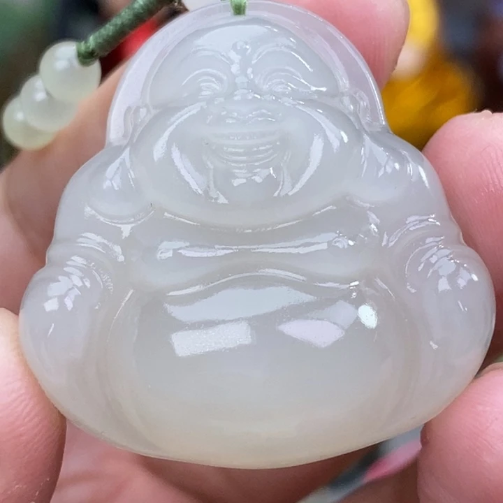 溪***源颈饰未镶嵌和田玉