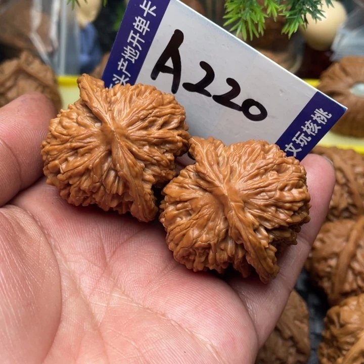 把件文玩核桃四座楼狮子头42➕