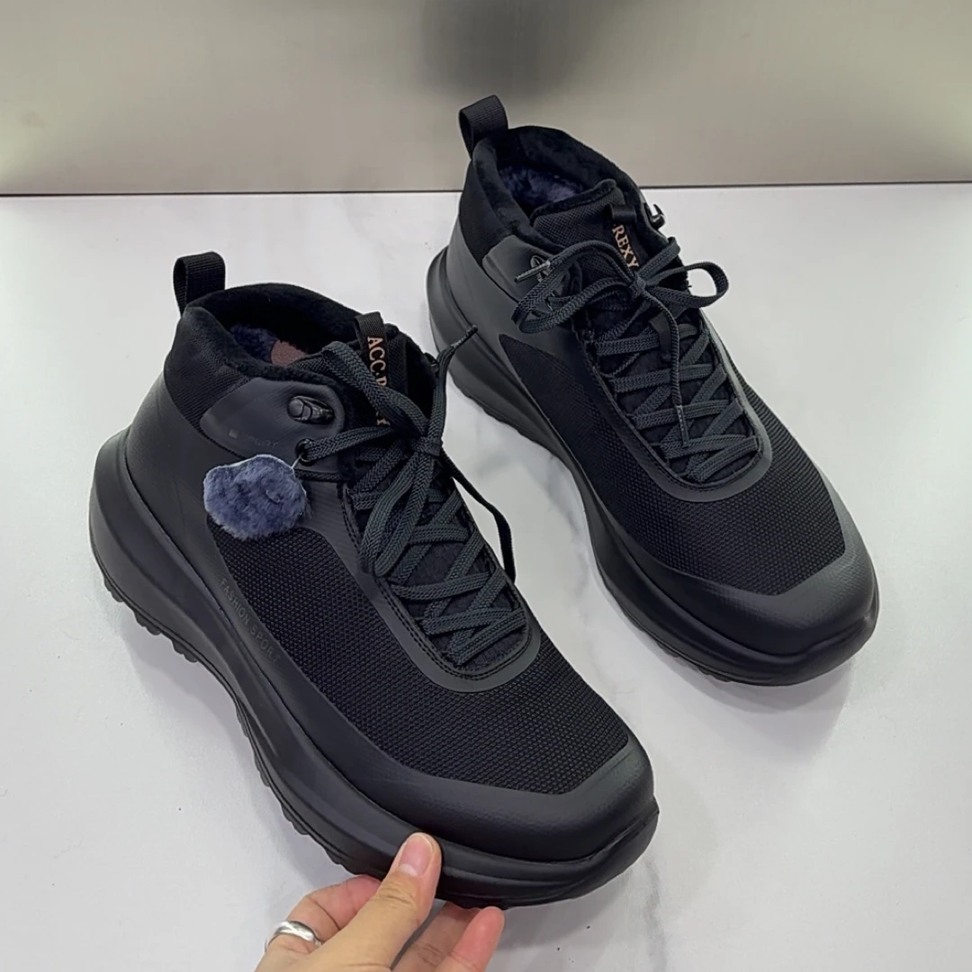 310B(羊毛大棉）冬款皮毛一体户外休闲高帮棉鞋户外休闲鞋