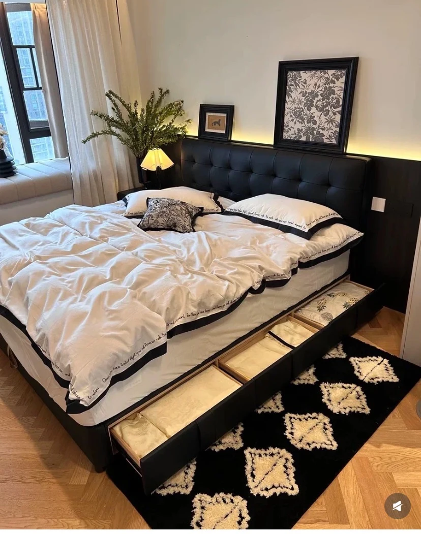 氛围女神 简奢天丝棉四件套 四季用 姥姥套件 超细旦天丝棉