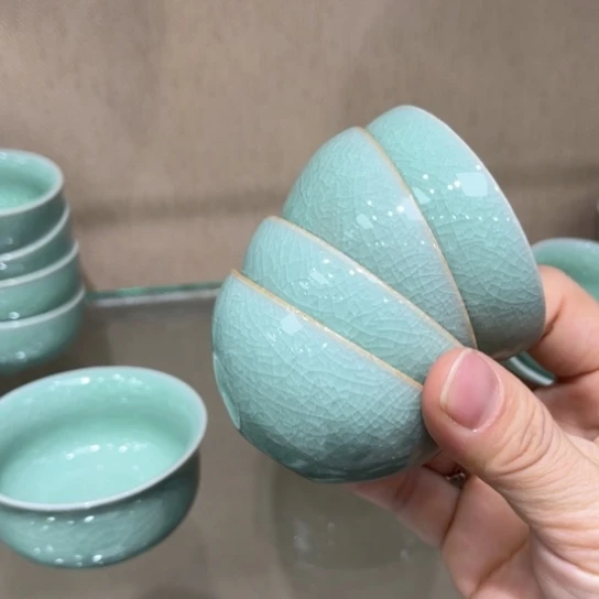 瓷片大宋名窑汝瓷茶具