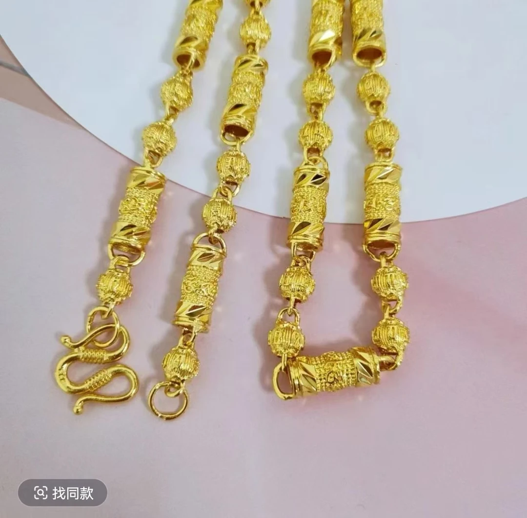 合金项链 2025【六字真言项链】男士时尚大气潮流百搭精致款