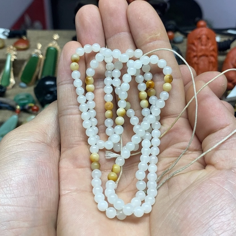 【闪购商品】和田玉未镶嵌颈饰彼***?