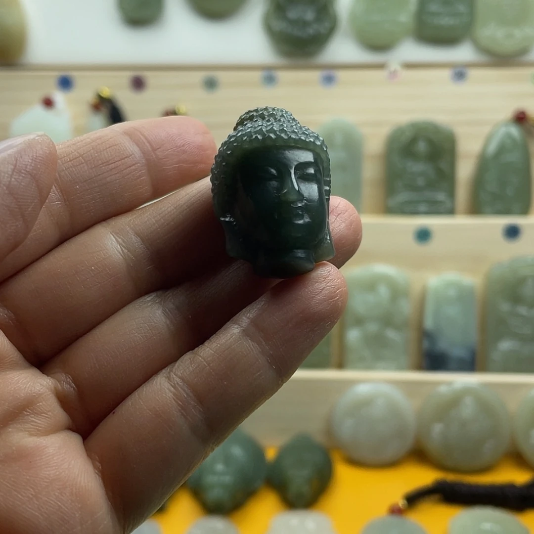 【闪购商品】立体佛头吊坠