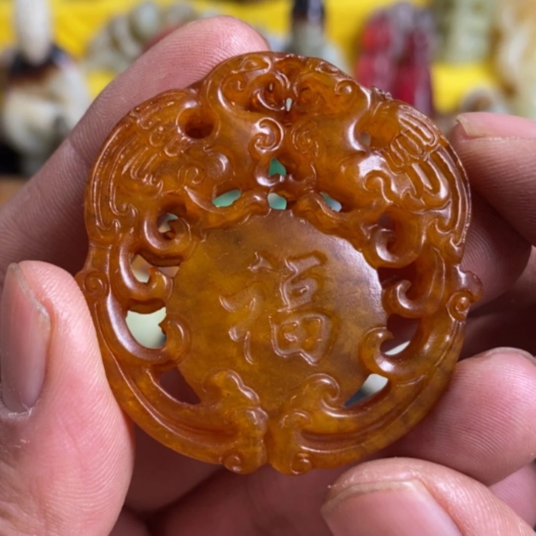 【闪购商品】和田玉（糖玉）颈饰未镶嵌