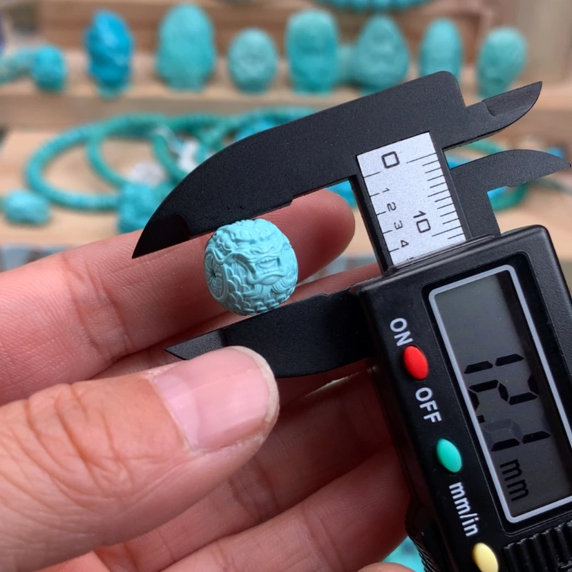 【闪购商品】绿松石龙墩子未镶嵌