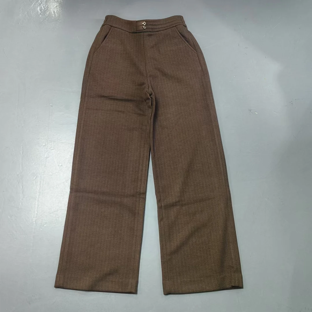 【南油玲姐】咖色休闲裤A26005