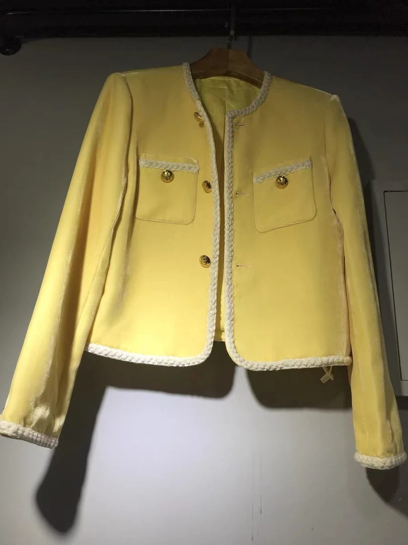 桑丝丝绒小香外套MUZI2022005377