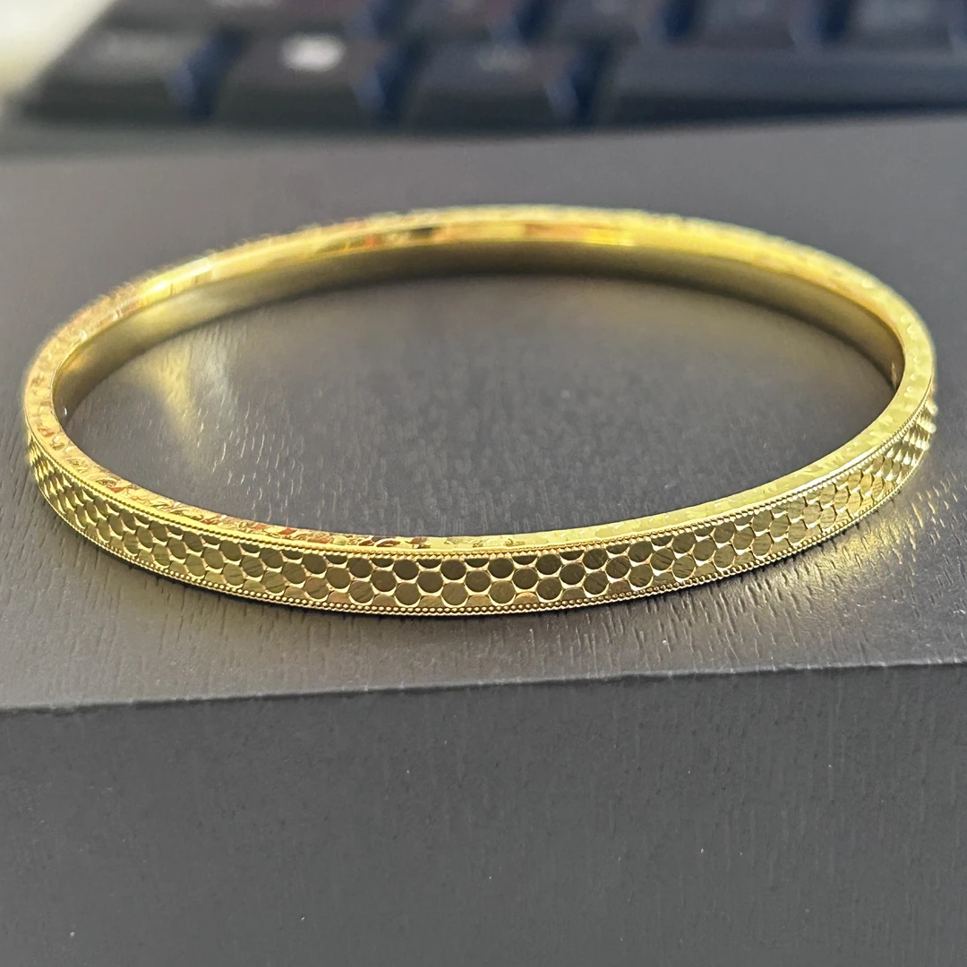 足银手镯 【店长专享】足银爆闪龙鳞手镯YSZ359