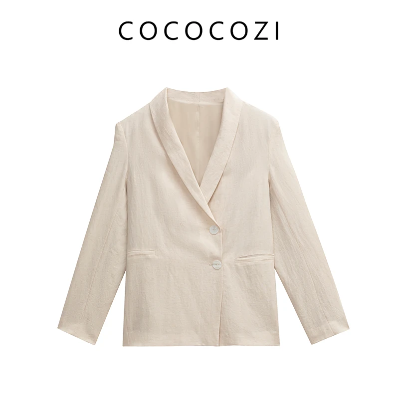 【新东方专属】2025春夏时尚通勤优雅气质女西装243co007wt