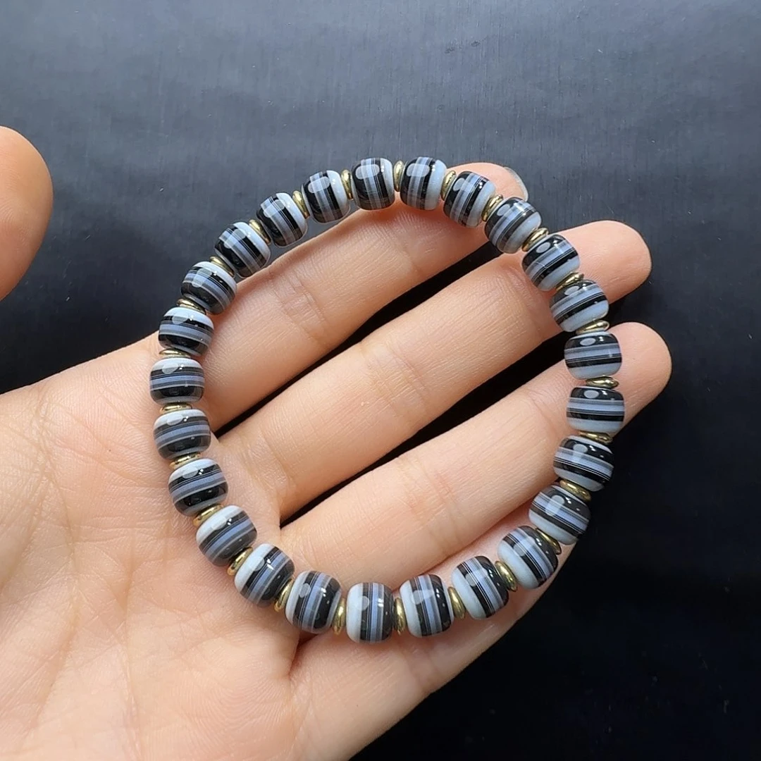 夜****玛瑙/玉髓颈饰未镶嵌