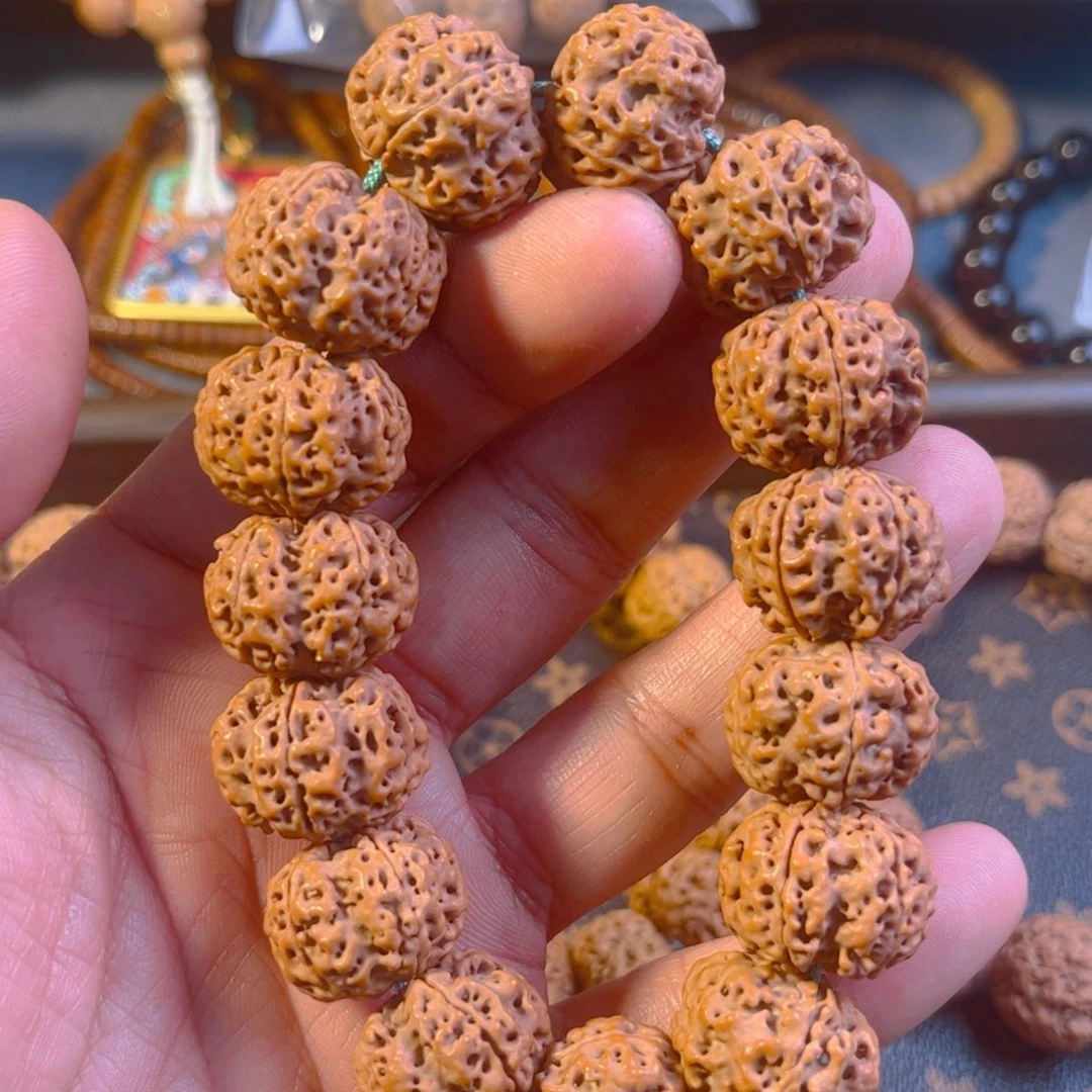 金刚菩提吊坠梅花双龙超头