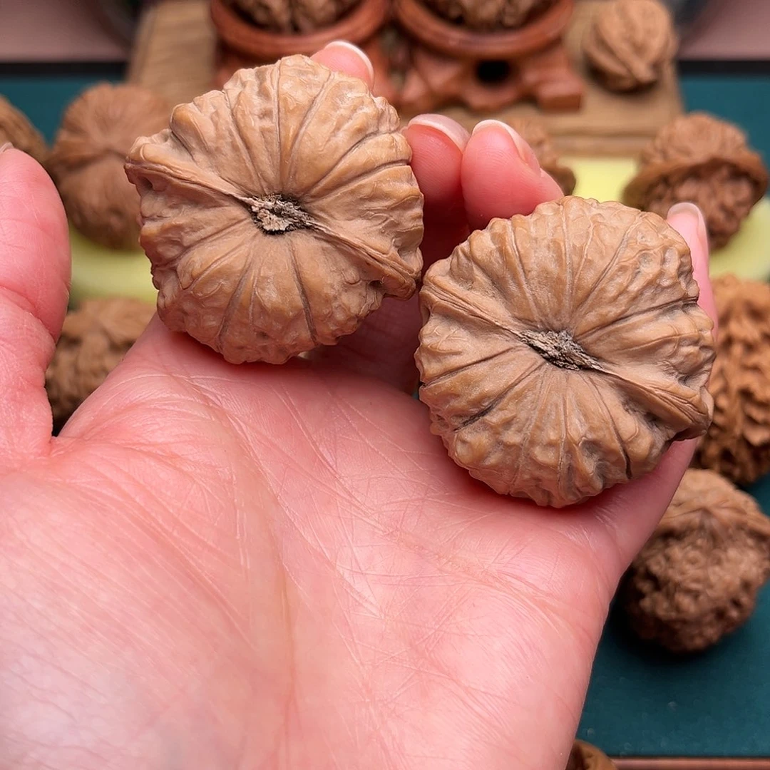 文玩核桃把件南瓜墩