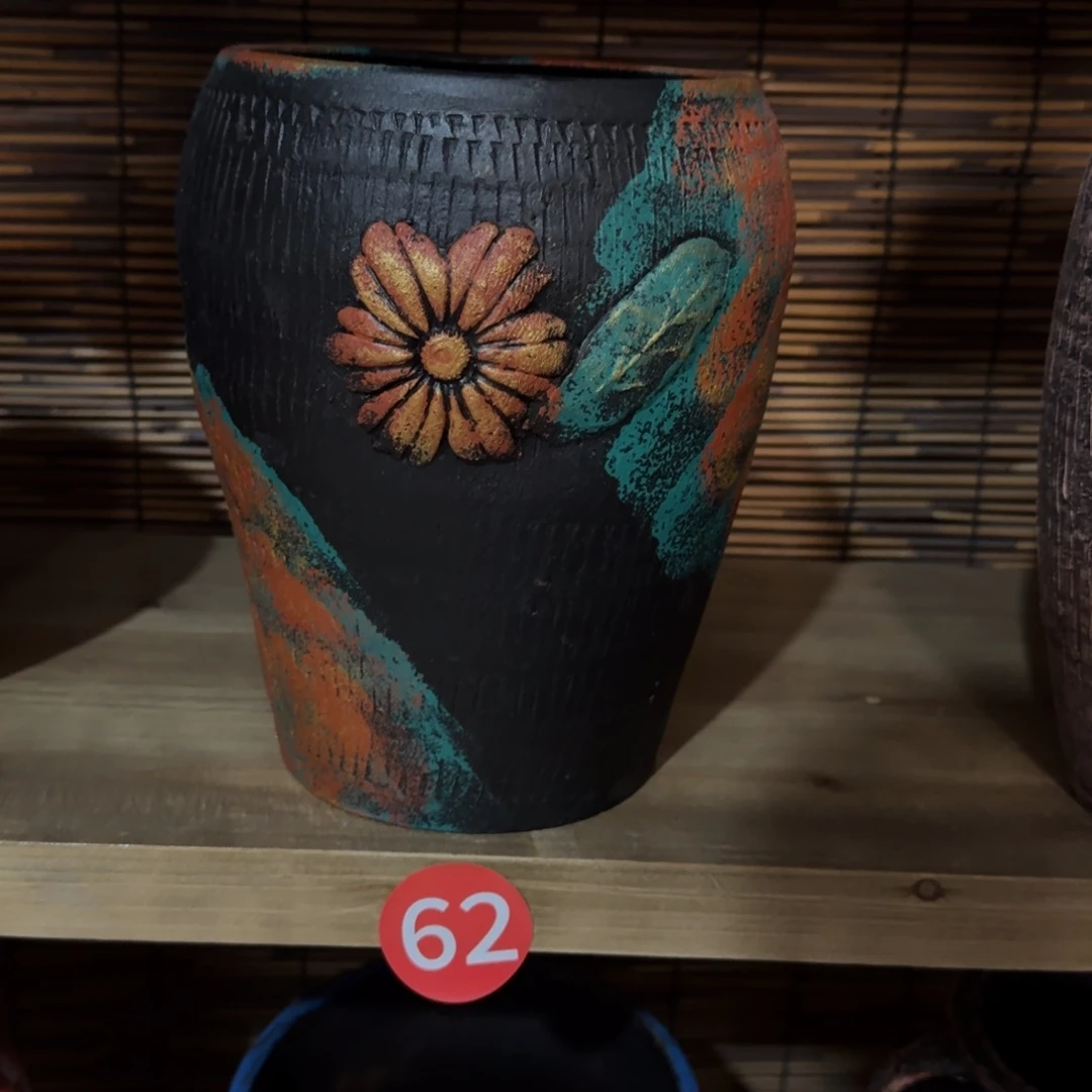 带孔高端浮雕花盆炸炸炸