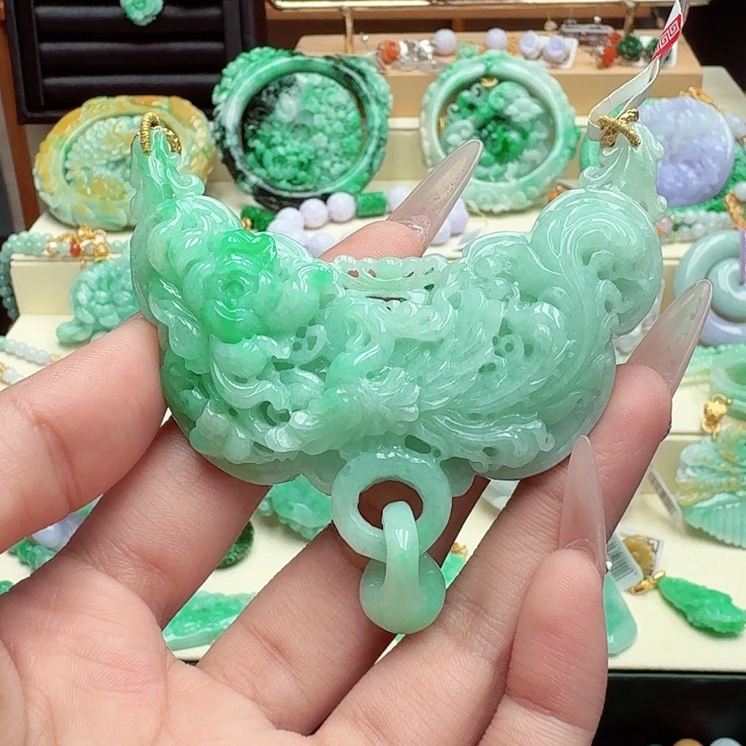 颈饰未镶嵌翡翠翡翠吊坠