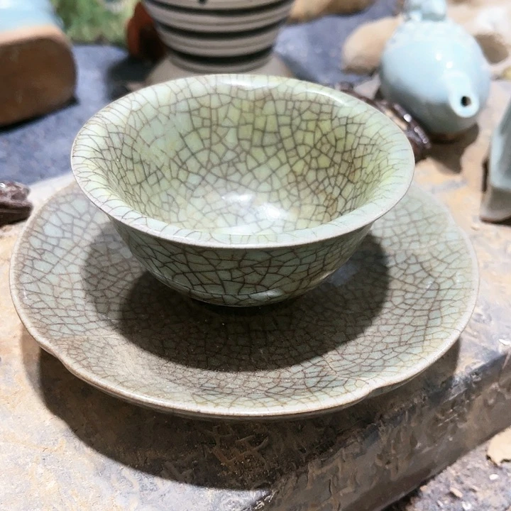 瓦当摆件摆件茶桌茶台陶瓷