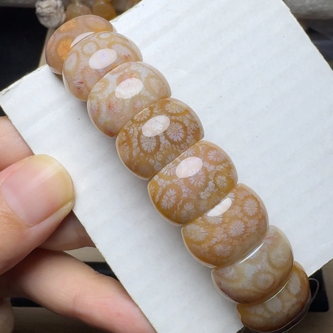 硅化玉未镶嵌粉粉果冻18片