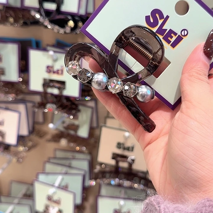 灰色珍珠抓夹醋酸