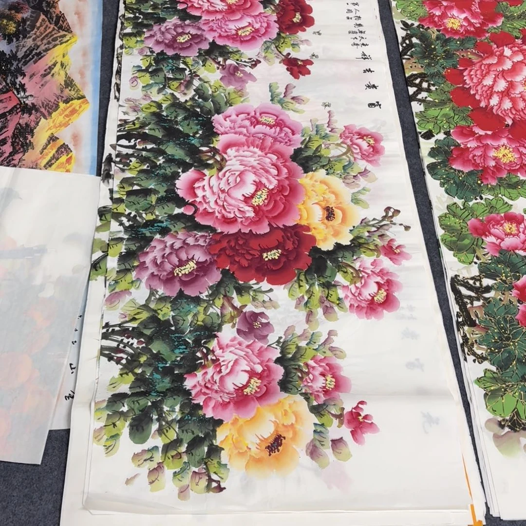 国画180×70精品手绘画画画