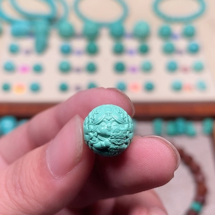 云见匠心手作雕刻配饰，尺寸13