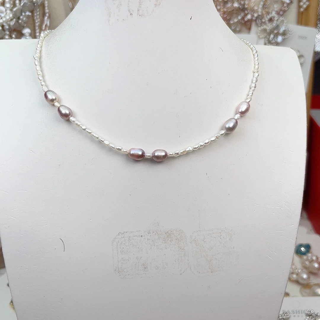 淡水珍珠颈饰未镶嵌